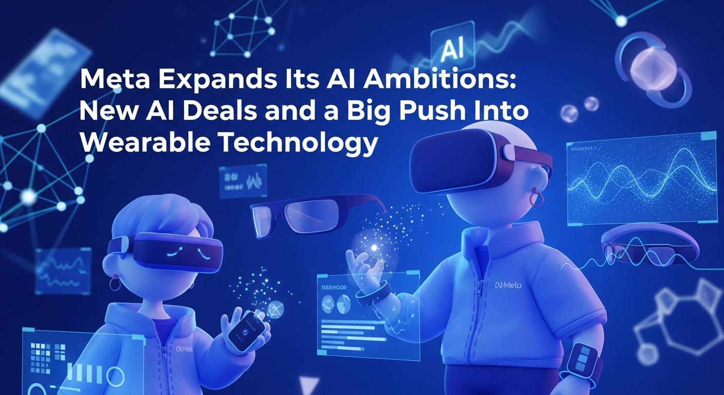 Meta Expands Its AI Ambitions New AI News Deals and a Big Push Into Wearable Technology